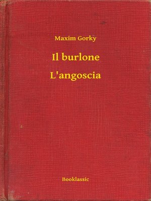 cover image of Il burlone--L'angoscia